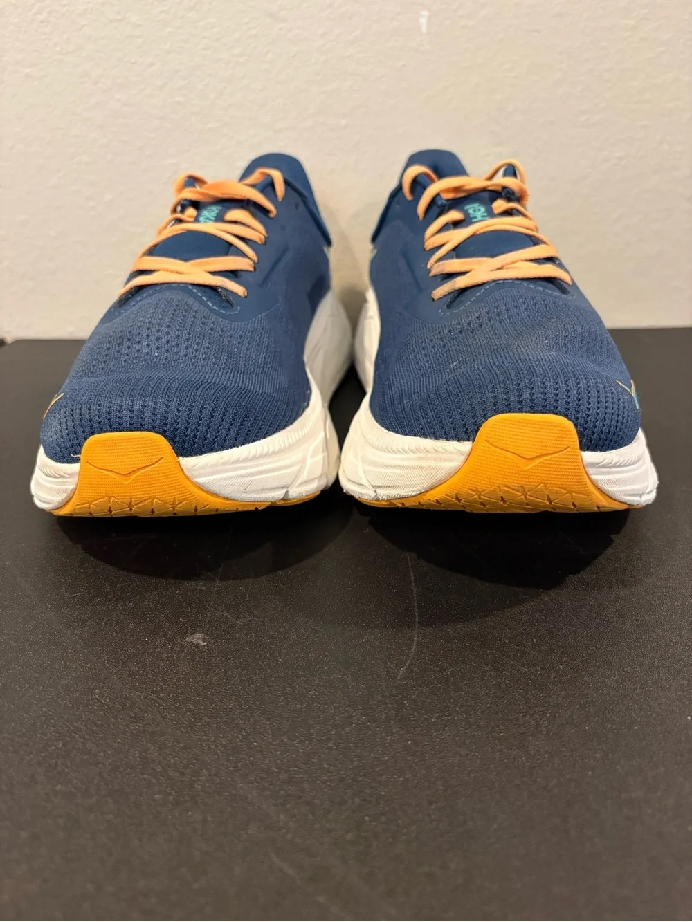Hoka  Arahi 7 Men’s Size 13 D Blue Orange Running Shoes 1147850 Fast Shipping